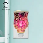 Burner Handmade Glass Colorful Mosaic Electric Light Aroma Oil Burner For House Decoration With USA Plug