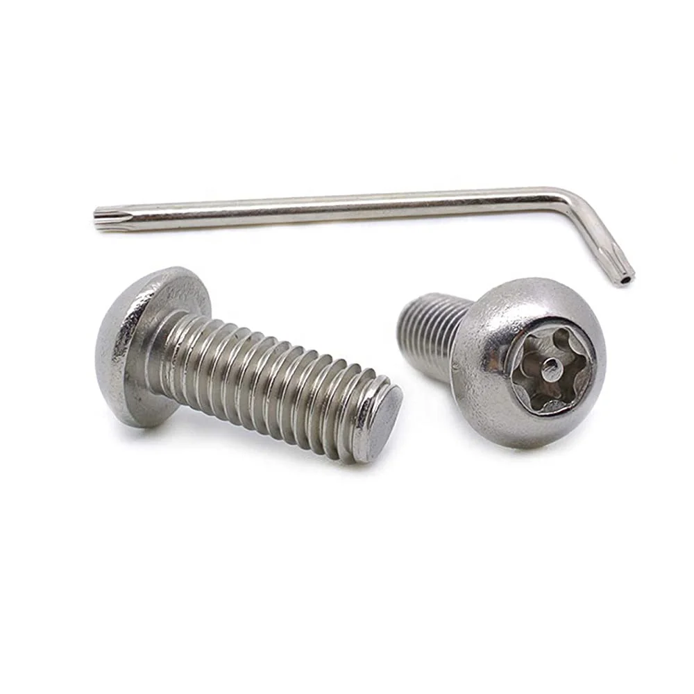M3 M4 Torx Countersunk Flat Head Security Screws Anti-theft Bolts A2 Stainless