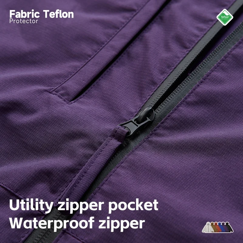 INFLATION Zipper Windproof Outdoor Jacket Hiking Fishing Wholesale Color Waterproof Jacket