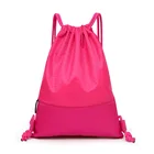 High Quality Bag Drawstring Polyester Bag High Quality Polyester Logo Zipper Sport Backpack Shoe Drawstring Bag