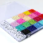 Trend Accessories Hand Made Acrylic DIY Beads Round 330 Letter Beads 6000 Millet Beads