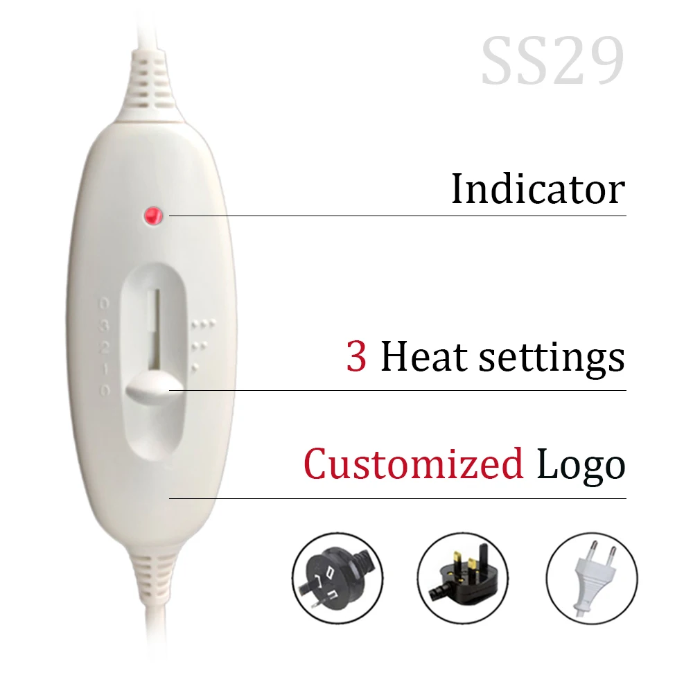 Washable Electric Blanket, 220v, 150x80cm - detail 22