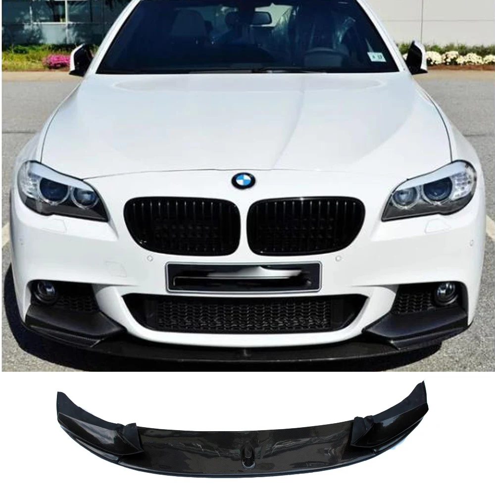 Carbon Fiber Mp Style Front Bumper Lip Spoiler For Bmw 5 Series F10 M