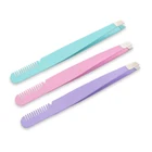 Pvc High Quality Professional Eyebrow Tweezer W/ PVC Tube Packing