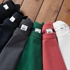 300g Combed Cotton Cotton Heavy T-shirt Men's Round Neck Short Sleeve Basic Brand OEM 1 Generation