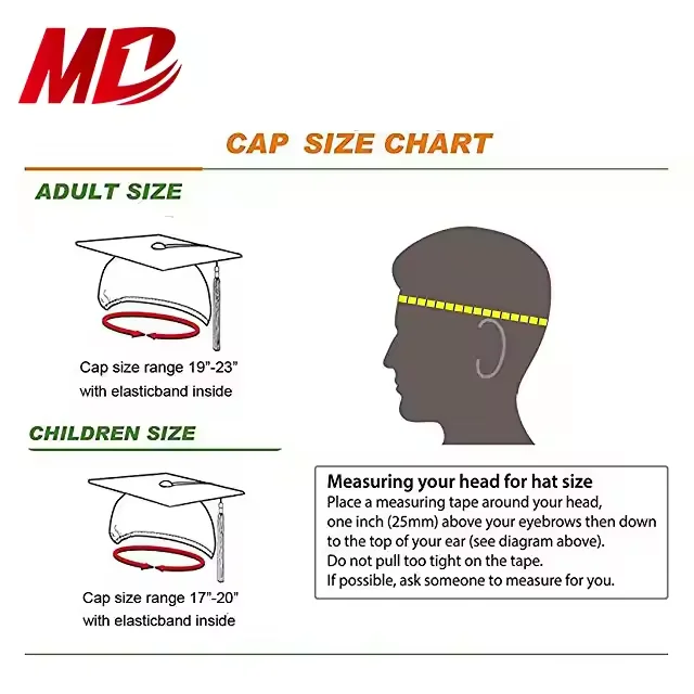 High Quality Matte Polyester Adult Graduation Hat with Tassel School Uniform Accessory details