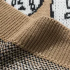 Sweater Vest Crewneck High Quality Jacquard Knitwear Sleeveless Pullover Custom Knitted Sweater Vest Men