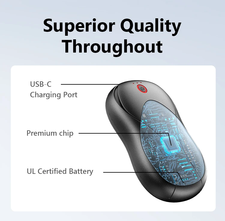 Hand Warmer, Portable, 3000mAh, ABS - detail 12