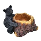 Candle Resin Bear Candle Holder Custom Animal Creative Candle Holder Beautiful Candle Holder