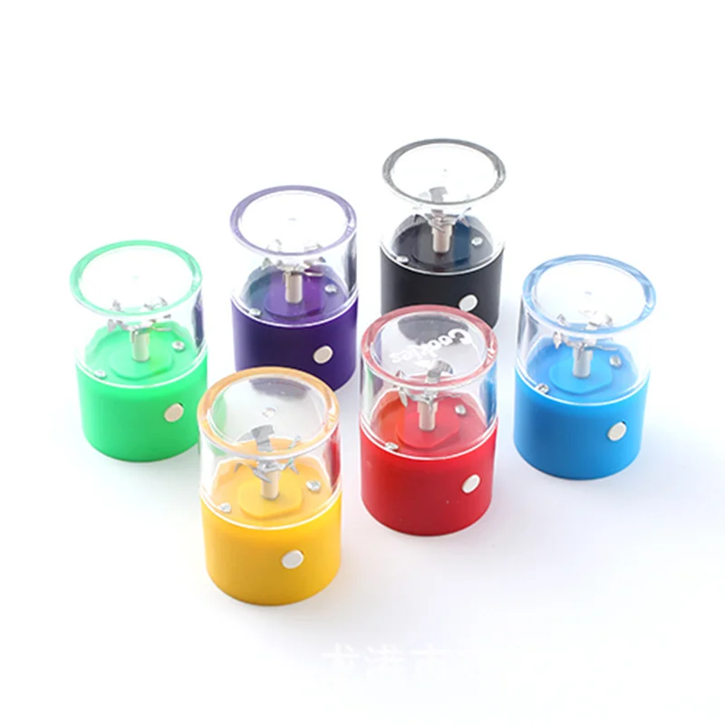 Wholesale Smoking Accessories Mini Portable Plastic Herb Grinder USB Rechargeable Electric Tobacco Grinder
