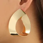 Fashion Earrings Exaggeration Personality European American Fashion Geometric Triangular Earrings