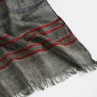 Black Sale Of High Guarantee 90% Polyester Viscose 10% Chenillec Black Scarf For Man