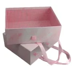 Wholesale Cardboard Paper Packaging Box Gift With Handle Gift Premium Luxury Packaging Box