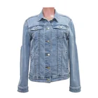Denim Jacket Denimjackets 2021 Hot Trendy Women's Denim Jean Jacket With Distress Details