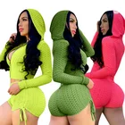 Clothes New Arrival Yoga Stacked Pant Set Womens Clothes 2021 Hoodie And Biker Shorts Set Women