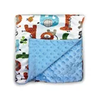 Baby Baby Manufacturer Anti-Pilling Polyester Bubble Embossed Minky Blanket Baby