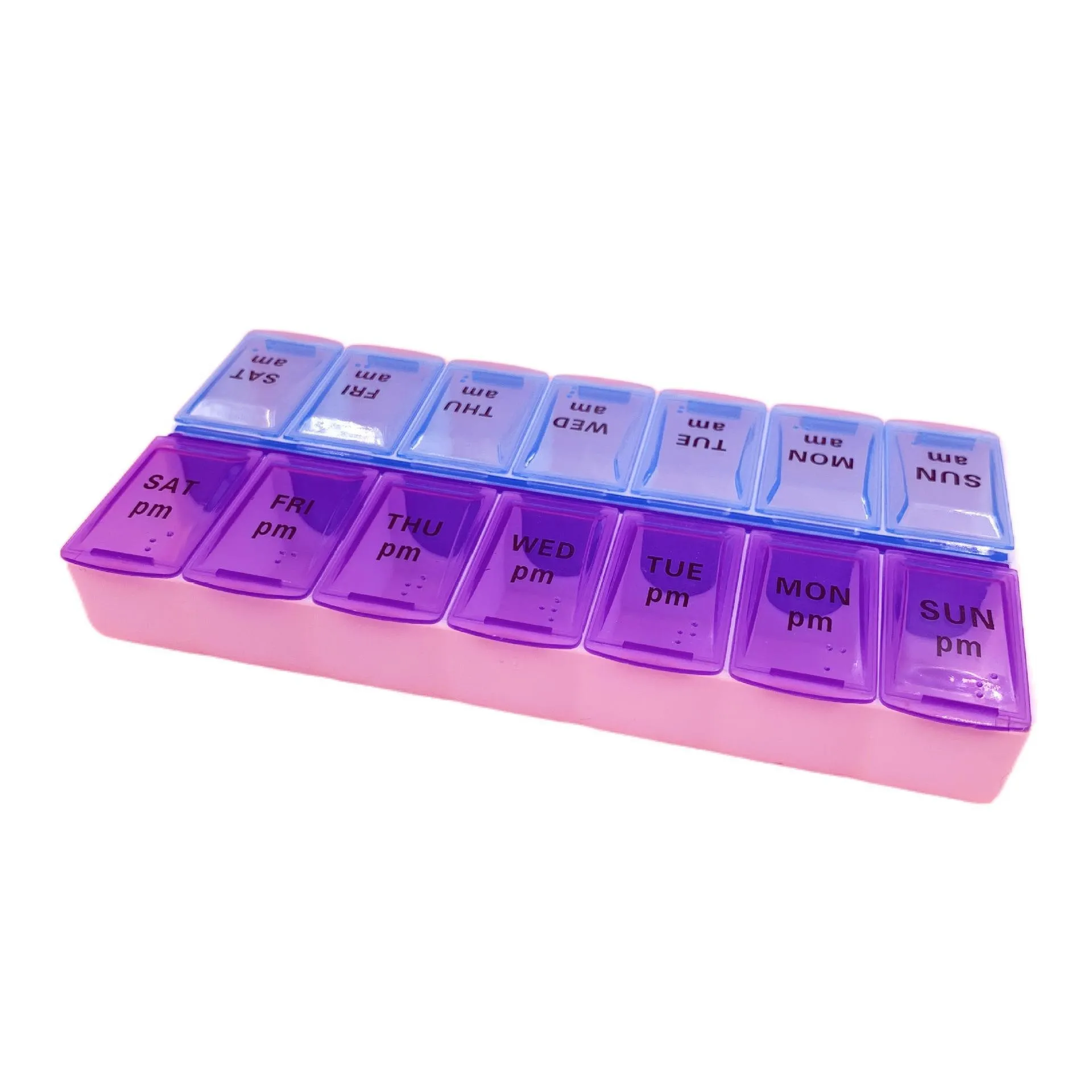 Weekly Pill Organizer Twice-a-Day 1 Pill Organizer Pill box for wholesale