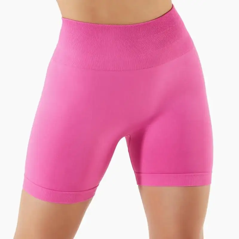 2023 high quality new seamless yoga wear high waist women biker shorts sportswear yaga shorts