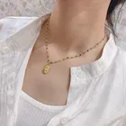 Flower Pendant Turquoise Flower Gold Plated Pendant Necklaces Fashion Pendant Beaded Necklaces
