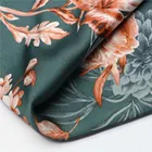 Silk Satin Fabric Printing High Quality Digital Printed Elastane Chiffon Silk Satin Custom Fabric Printing For Scarf