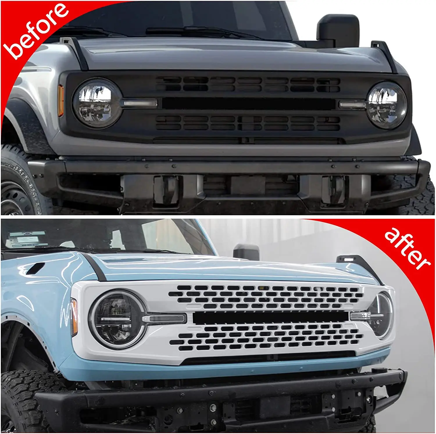 Fit Ford Bronco Grille Bronco Front Grill For