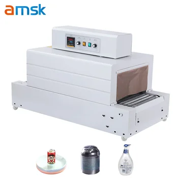 BS-3020 Iron Chain Industrial Automatic Heat Shrinkable Mesh Tunnel Type Shrink Film Packaging Machine Packaging Shrink Machine