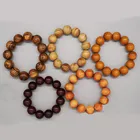 Beads 12mm Natural Spacer Ball Wooden Beads Making Charm Unfinished DIY Round Wooden Beads Accesories