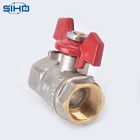Valve Valve All Type New Product 1/2 Inch Butterfly Handle Forged Brass Ball Valve