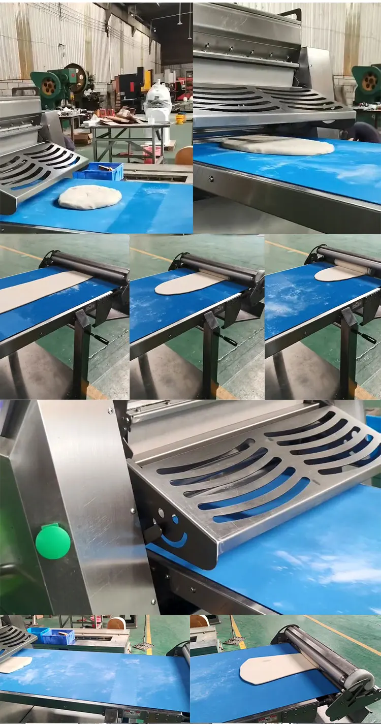 Hot Selling Electric Industrial Dough Sheeting Dough Roller Machine details