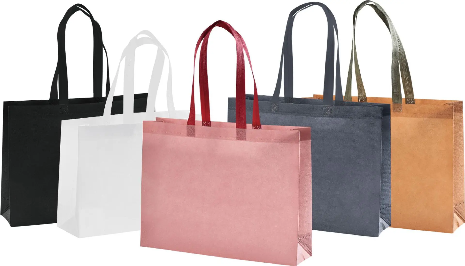 In Stock Eco-friendly Tote Bag Foldable Shopping Non-Woven Packing Bag Large Grocery Bags Convenient Storage Cloth supplier