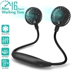 Hands Fan 2020 New Usb Rechargeable Personal Hands Free Hanging Neck Fan Portable