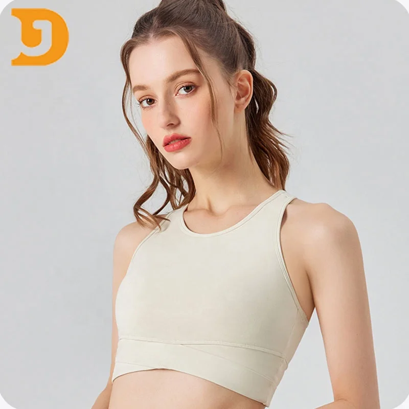 Hot Sale Hallow Out Back Gym Sportswear Women Sexy Sports Bras Crop Top Fitness Active Sports Yoga Wear Training Clothing