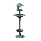 Attractive Price 2021 Summer Time Solar Bird Planter Bird Feeder Planter Solar Bird Bath