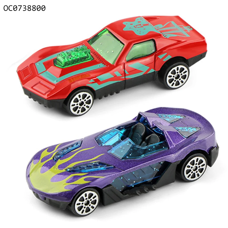 Low price 1:72 6PCS freewheel car kids toy metal die cast car kit for children