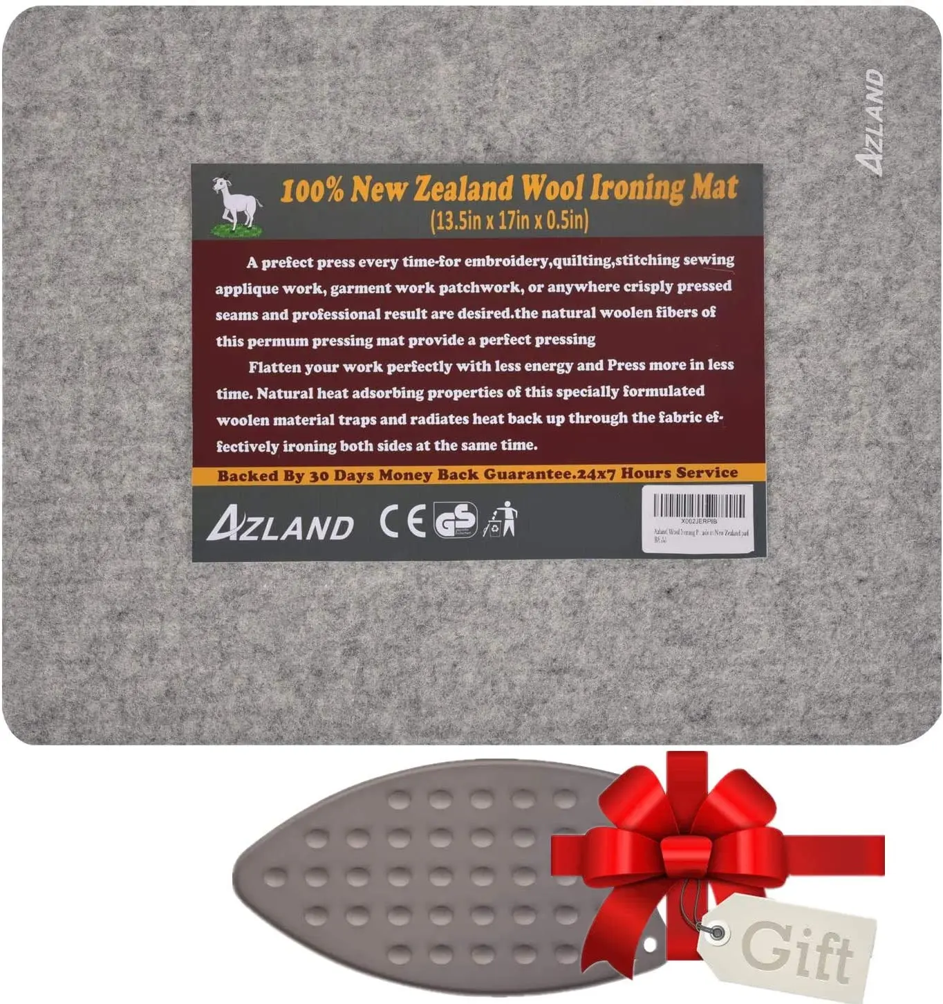 Tabla de planchar de fieltro de lana Miracle para planchar tabla de planchar de fieltro para edredones almohadilla de planchado de lana almohadilla de planchado de lana de Nueva Zelanda 