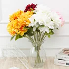 Flower Seven-headed Dahlia Silk Artificial Flower Indoor And Outdoor Home Wedding Decoration Flower
