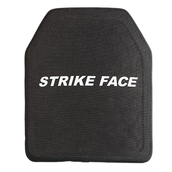 bullet proof plate-strike face