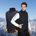 Waistcoat Outdoor Control Temperature Washable USB Charging Heated Winter Vest Waistcoat Warming Heated Clothes Vest