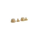 Handbag Solid Brass Mushroom Shape Durable Foot Rivet For Ladies Handbag