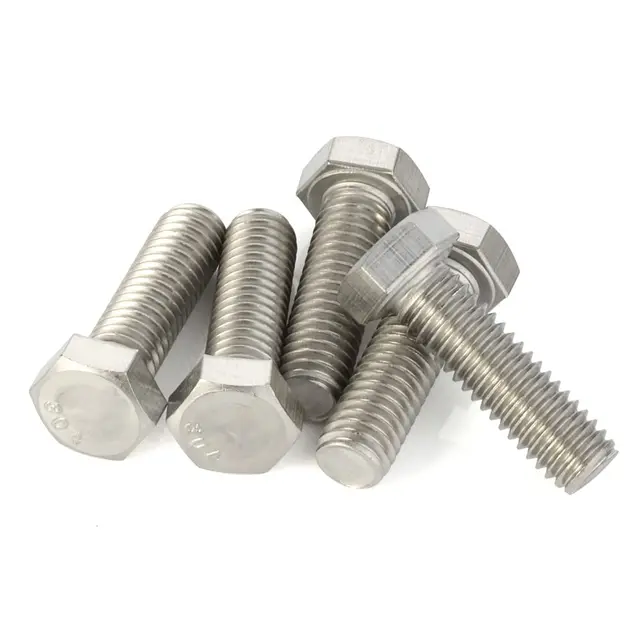 Wholesale High Tensile M2 M3 M4 M5 M6 M8 M10 Stainless Steel Full Thread Hex Screw Nut and Bolt