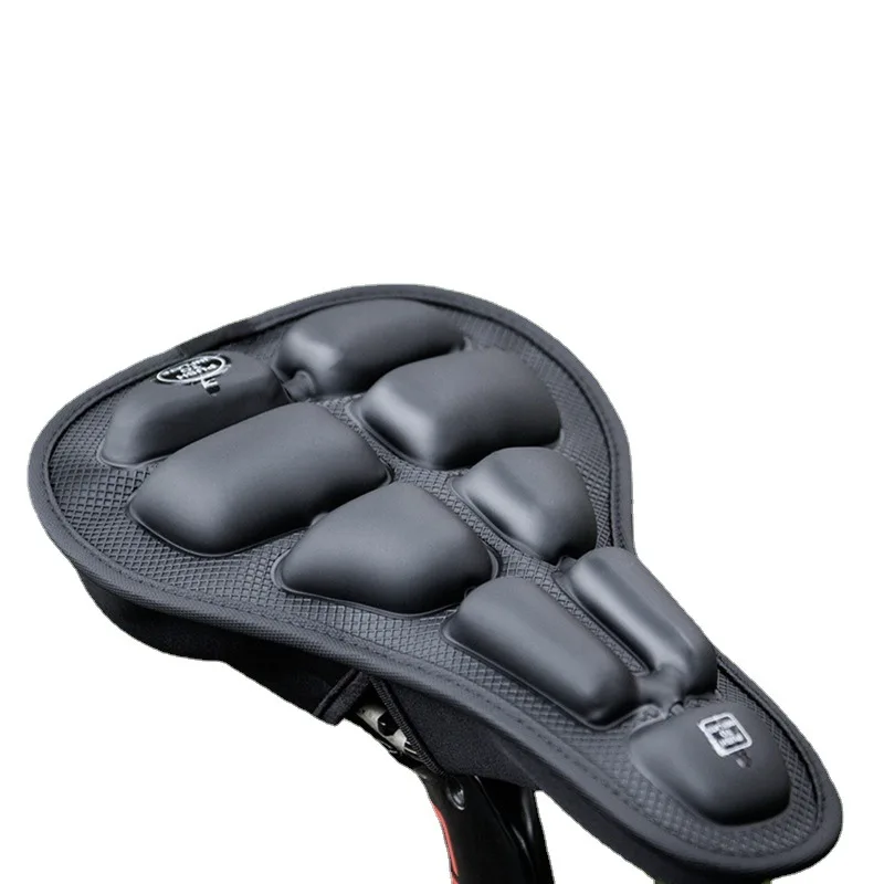3D Inflatable Bike Seat Cushion Mountain Bike Saddle Cover,Bike Seat Shock Absorption,for Outdoor Cycling Indoor Exercise. 
