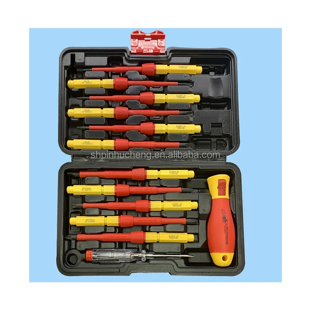 13pcs hardware GS certification tool VDE insulation screwdriver 1000V precision screwdriver