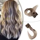 Clip In Weave Extensions Manufacturer Wholesale In Stock Natural Raw Double Drawn Virgin Ombre Remy Clip In Hair Human Extensions