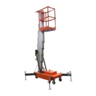 Operation Mast Lift 1 Man Use Portable Type Single Mast Easy Operation Vertical Lift