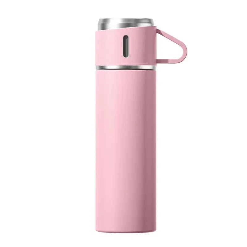 Stainless Steel Thermo 500ml/16.9oz Vacuum Insulated Bottle with Cup for Coffee Hot drink and Cold drink water flask