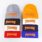 Hat Beanie Flame Alphabet Stereo Winter Embroidery Jumper Wool Hat Winter Beanies With Custom Embroidery Mens Hat