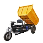 Adult Electric Hydraulic Mini Dumper/Good Quality 3 Wheel Motorcycle Dumper/Cheap Electric Mini Dumper Truck AM723