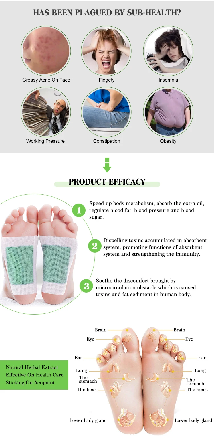Wholesale Ginger Foot Detox Patch Foot Detox Patch Factory Detox Foot Pad to Remove Toxins details