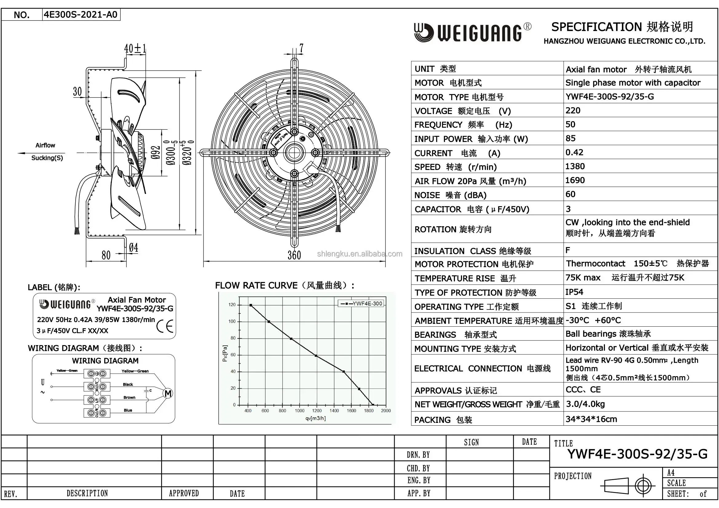 Condensing Unit, YWF4E-300S, Axial - detail 4