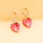 Earrings Crystal Heart Earrings For Women Fashion Creative Earrings